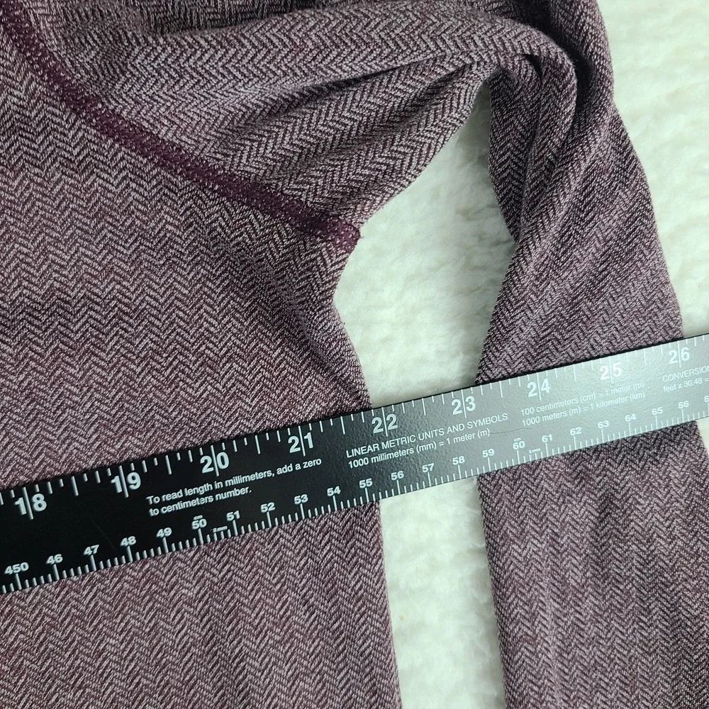 Under Armour Sweater Men Medium Purple Threadborne Loose‎ Heatgear Performance